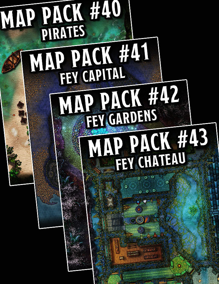 Map Packs Button Map Pack Bundle #14 – The DM Lair