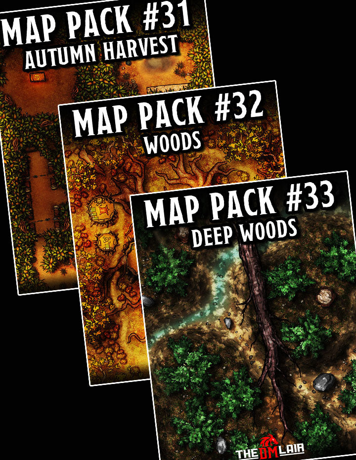 Map Packs Button Map Pack Bundle #11 – The DM Lair