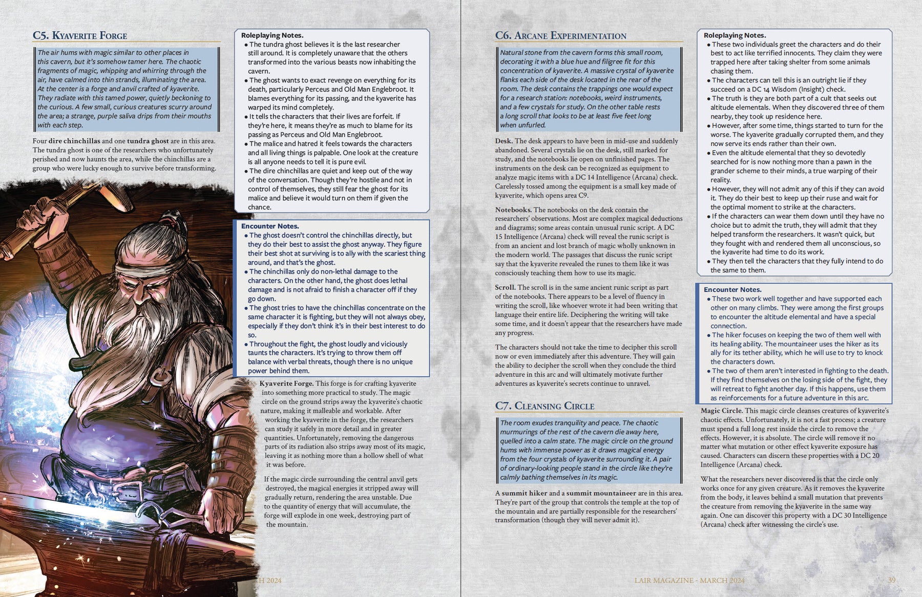 Marvels & Moonlight - Lair Magazine #39, March 2024 Issue – The DM Lair