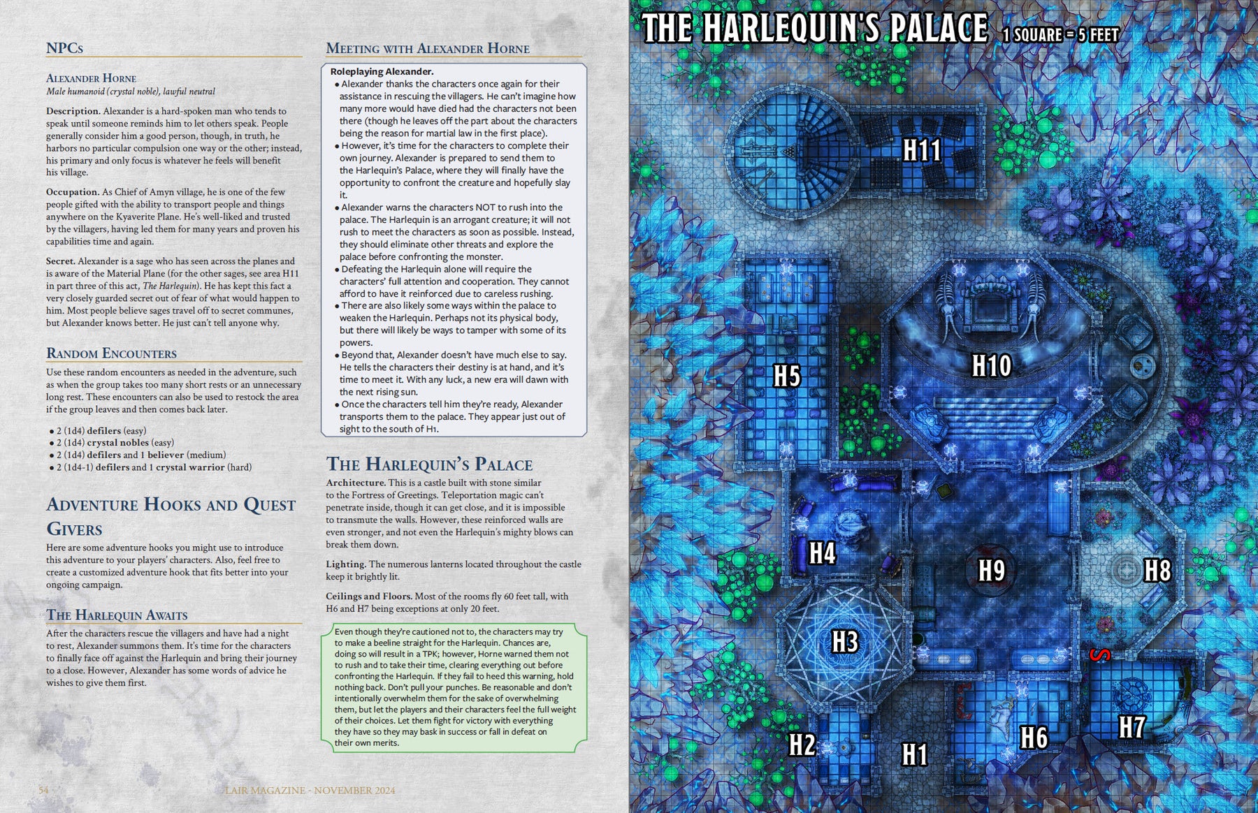 Panic & Pandemonium - Lair Magazine #47, November 2024 Issue – The DM Lair