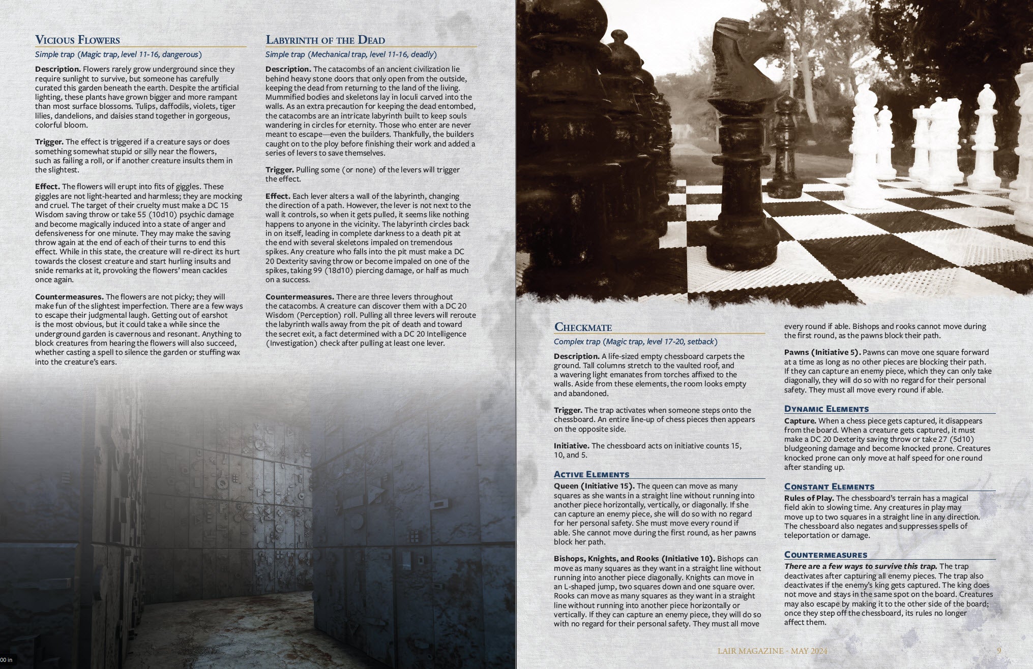 Desperation & Darkness - Lair Magazine #41, May 2024 Issue – The