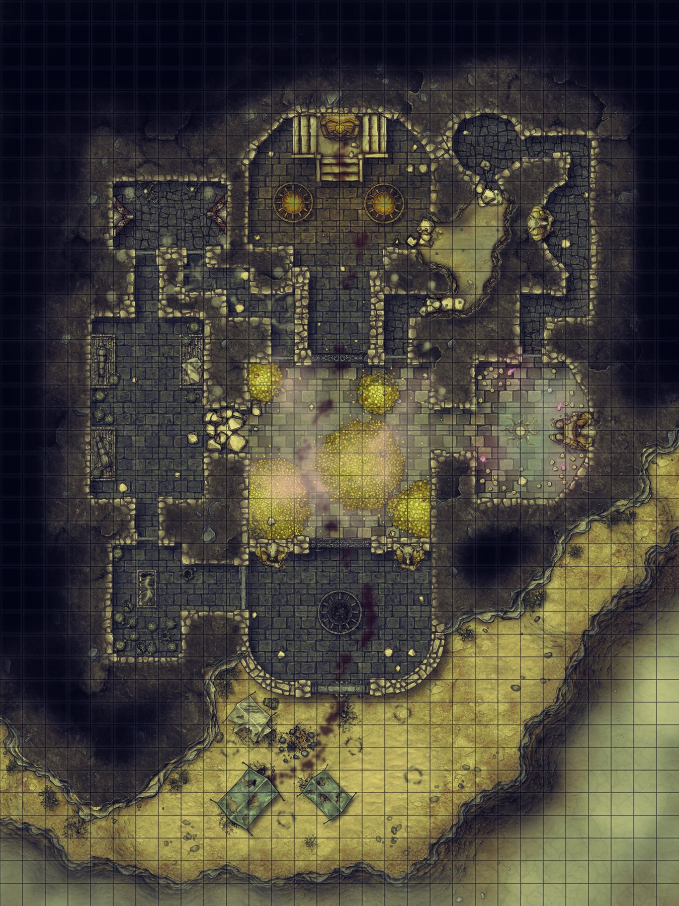 Map Pack #29 - Horror – The DM Lair