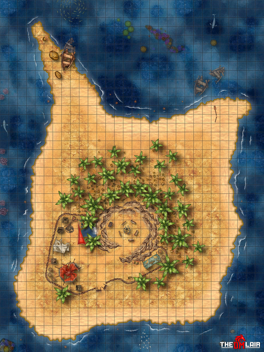 Map Pack #6 - Coastal – The DM Lair