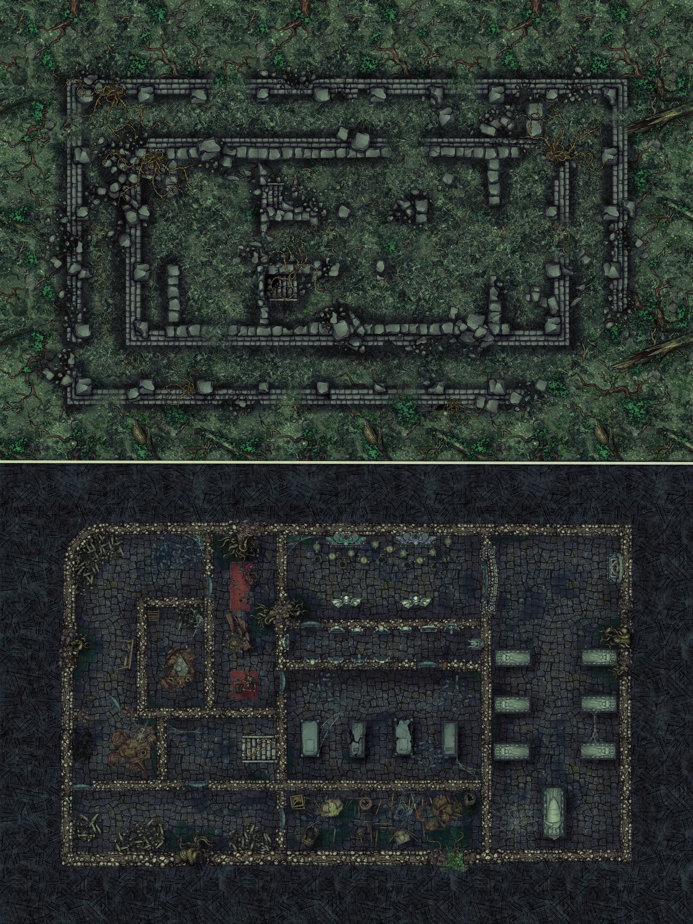 Map Pack Bundle #5 – The DM Lair