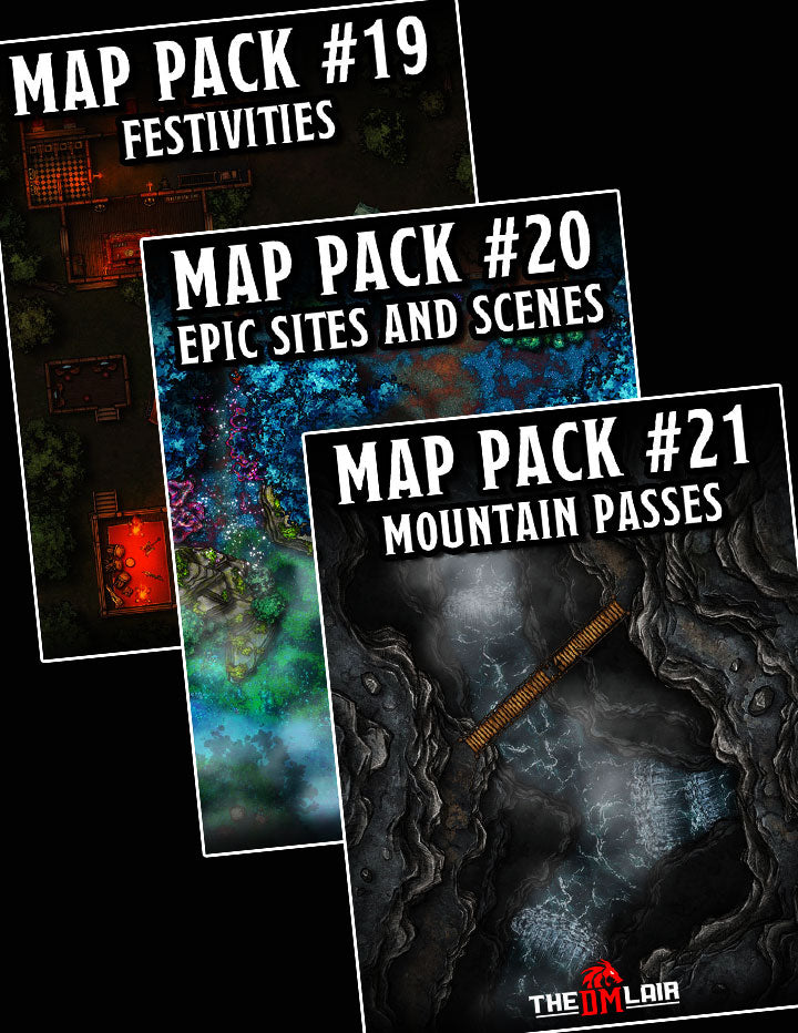 Map Packs Button Map Pack Bundle #7 – The DM Lair