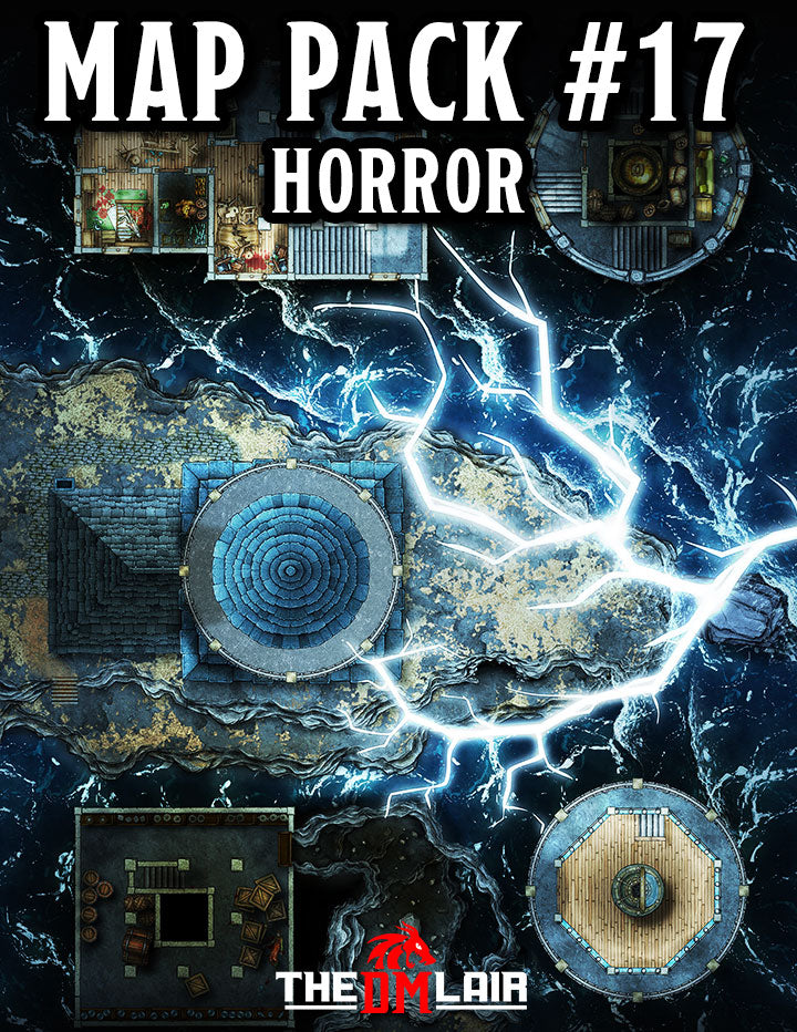 Map Pack #17 - Horror – The DM Lair
