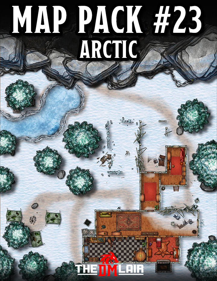 Map Pack #23 - Arctic – The DM Lair