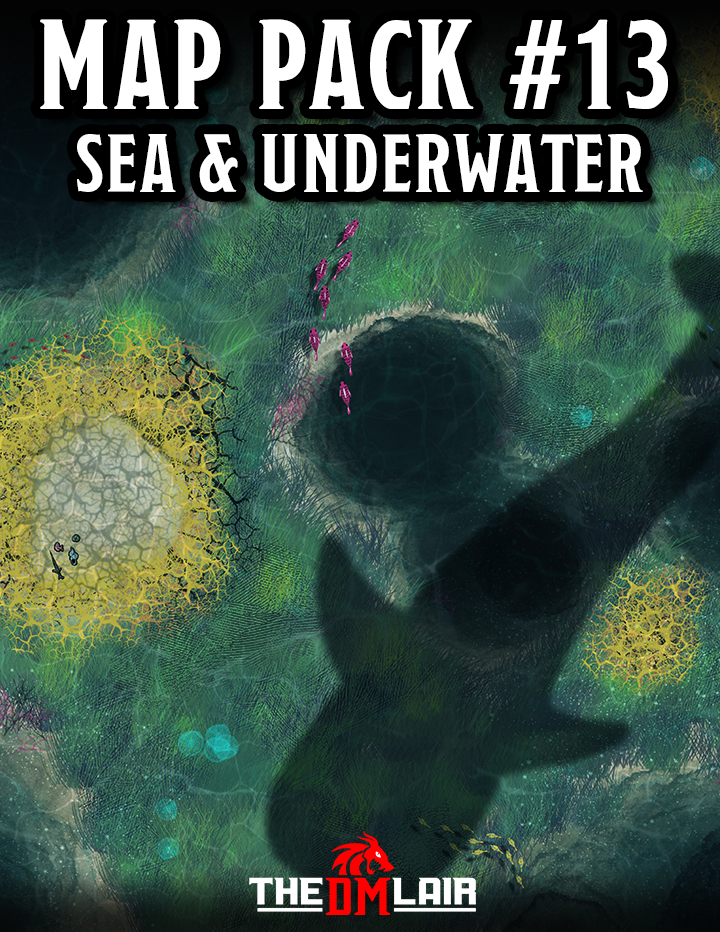Map Pack #13 - Sea and Underwater – The DM Lair