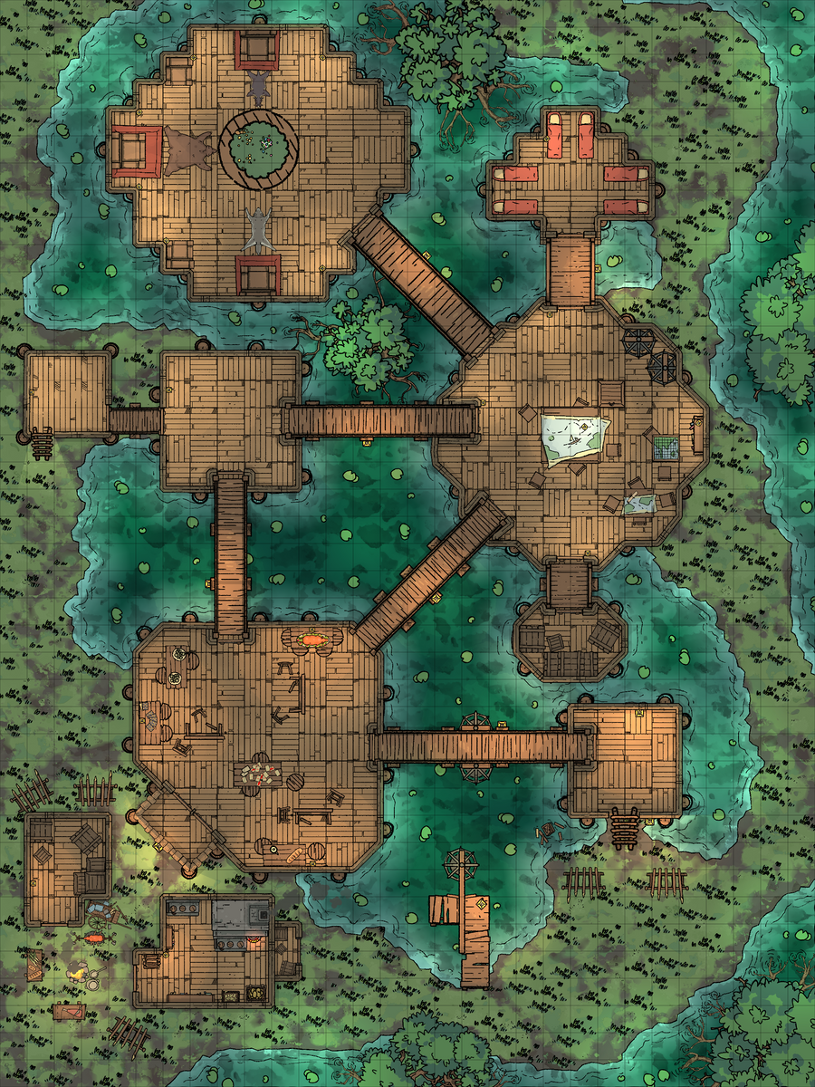 Map Pack Bundle #2 – The DM Lair