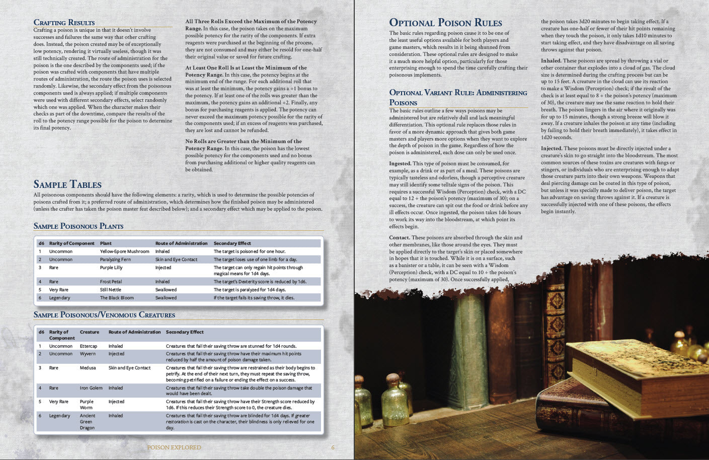 Poison Explored: Finding and Creating Poison – The DM Lair