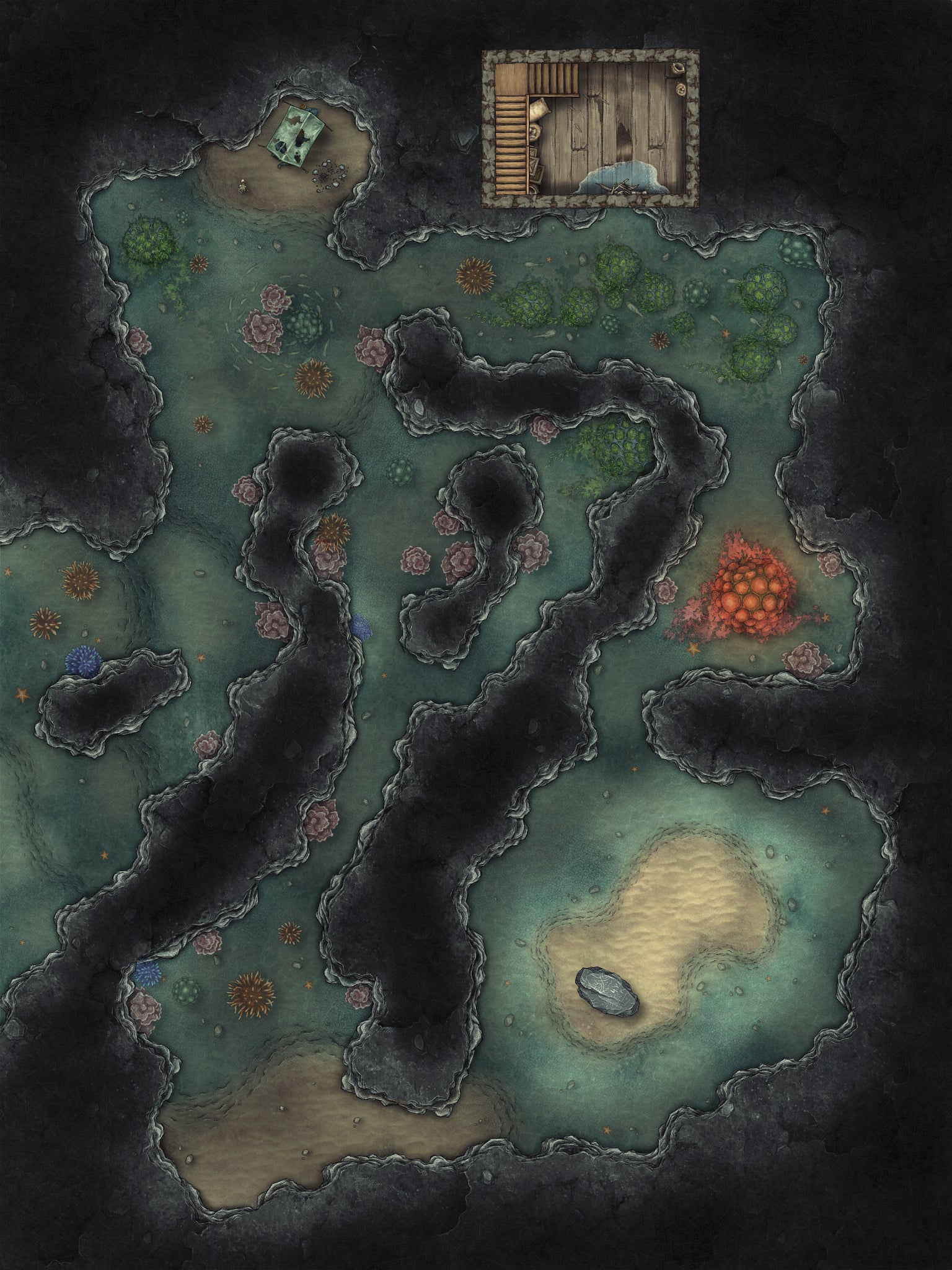 Map Pack #13 - Sea and Underwater – The DM Lair