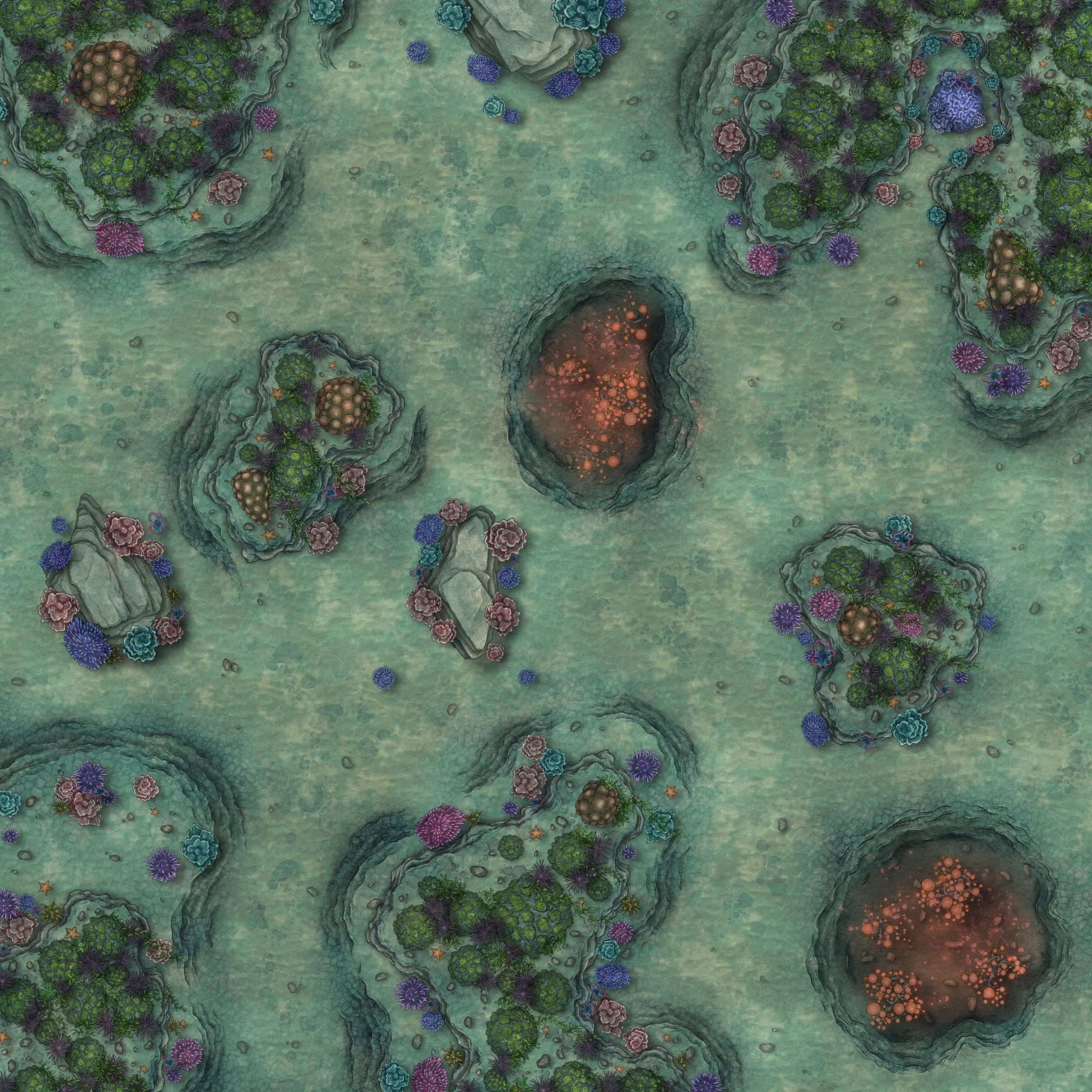 Map Pack #13 - Sea and Underwater – The DM Lair