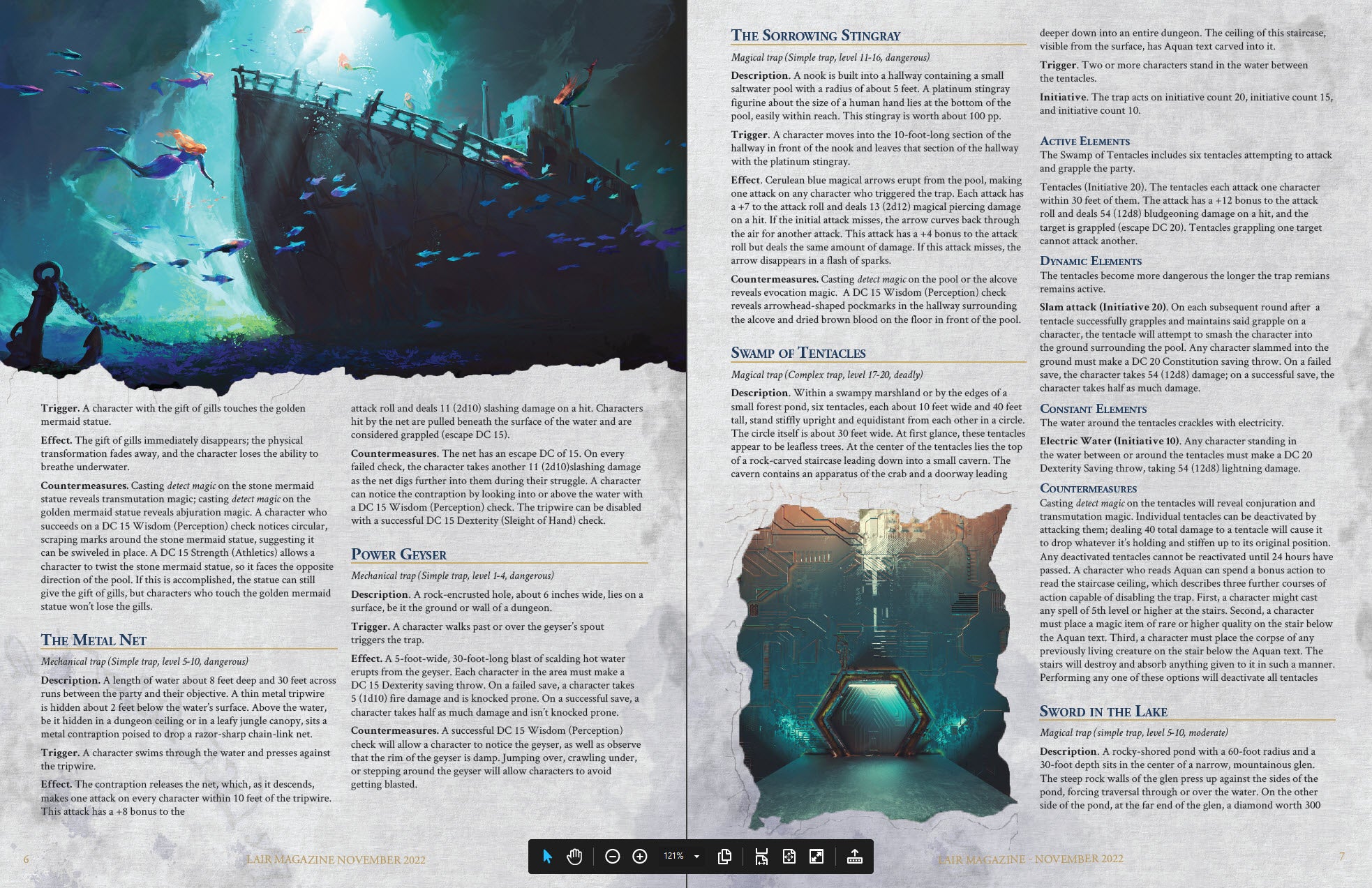 Warfare & Wizardry - Lair Magazine #23, November 2022 Issue – The